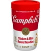 Campbell's Sipping Soup, Chicken & Mini Round Noodle Soup, 10.75 oz Microwavable Cup