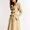 Khaki, variant on SwiftWear Women's Flannel Coat with Faux Fur Trim Collar, Christmas Hooded Jacket with Horn Button Front Closure, Casual Long Sleeve Outerwear