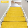 thumbnail image 7 of Stair Mat 15Pcs Carpet Stair Treads Plushes Large Size No Slide Stair Mat Non Slippery Rug Slide Resistive Indoor Runner Plushes Stair Mat With Reusable Easiler To Clean Stair Treads, 7 of 7