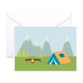 thumbnail image 3 of Paper Frenzy Camp Notes Hello From Camp - 25 pack with White Envelopes, 3 of 6