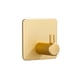 thumbnail image 5 of Yuarrent Gancho para montado en la pared de 4 piezas, colgador sin rastro, soporte para inodoro para el baño del hogar, sombrero, bolso, ropa, Dorado 2piezas Yuarrent CBP160375, 5 of 5