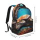 thumbnail image 2 of Easygdp Realistic Turtle Mochila Ergonómica Versátil para Laptop - Múltiples Bolsillos, Correas Ajustables, Unisex para Escuela, Viajes y Actividades al Aire Libre-One Size, 2 of 5