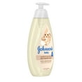 thumbnail image 5 of Johnson's Tear-Free Skin Nourish Moisture Baby Soap & Body Wash, Vanilla & Oat Shower Gel, 20.3 FL OZ, 5 of 10