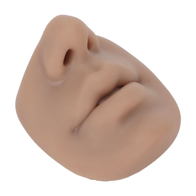Silicone Nose Model, Stretchy Silicone Model Versatile For Adults For Practice Light Skin,Medium Beige,Dark Skin