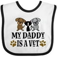 thumbnail image 3 of Inktastic Veterinarian Daddy is a Vet Boys or Girls Baby Bib, 3 of 4