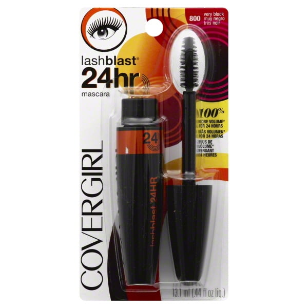 COVERGIRL LashBlast 24 Hour Mascara, 800 Very Black, 0.44 Fl. Oz