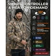 thumbnail image 2 of ARRIS Heated Hunting Jacket for men, Camo Electric Size Adjustable 7.4V Heating Coat with Battery for Hunting-XXXL, 2 of 8