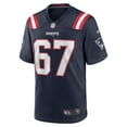 thumbnail image 2 of Men's Nike Jake Andrews  Navy New England Patriots Team Game Jersey, 2 of 6