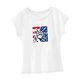 thumbnail image 5 of Camiseta para mujer verano clásico elegante cuello redondo camisa para vacaciones en la calle Mujer L, 5 of 7
