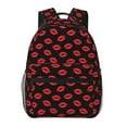 thumbnail image 1 of Disketp Sexy Red Lips Kiss Mochila Estampada para Hombre y Mujer – Mochila Ligera Clásica con Múltiples Bolsillos para Universidad, Trabajo y Viajes-One Size, 1 of 5