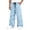 pants 173#Light Blue, variant on ZXLBBD Boy's Knit Wide Leg Jogger Sweatpants Gray Drawstring High Waist Solid Color Patch Pocket Loose Streetwear Bottoms Versatile Casual Daily Wear,Khaki,Size 11 Y-12 Y