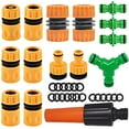 thumbnail image 2 of 47Pieces Garden Hose Connector Kit  Garden Hose  Sprinkler or Spray Nozzle Faucet Adapter  Quick Connect, 2 of 10