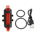 thumbnail image 2 of 918 Rechargeable Bicycle Tail Light, Bicycle Rear Tail Warning Light ABS Plastic  for Jogging for Strollers for Students White,Red,Blue, 2 of 7