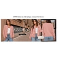 thumbnail image 5 of BTFBM Bow Cropped Cardigan Sweaters for Women Fall Winter Open Front Sweater Long Sleeve Button Fashion Spring Clothes, 5 of 10