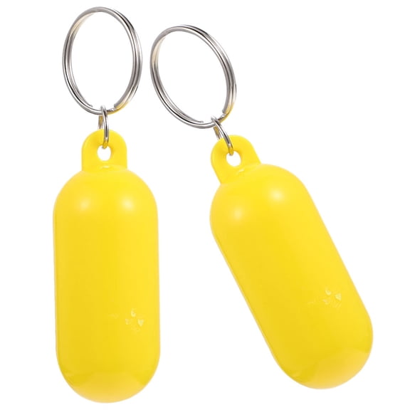 LOLIPPYY 2-Pack Decorative Floating Keychains for Boats, Zinc Alloy and Plastic, Ideal for Daily Use and Water Activities