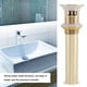 thumbnail image 4 of Desagüe emergente para lavabo de baño de latón G1-1/4" con rebosadero (oro circonio), 4 of 10