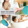 thumbnail image 5 of Exfoliating Glove, Shower Scrub Gloves, Bath Body Exfoliator Mitt Dead Skin Remover Exfoliation for All Skin Types, 2 Pack Green, 5 of 7