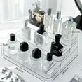 thumbnail image 6 of 3 Tier Desktop Perfume Shelf PET Cosmetic Organizer Perfume Storage Rack Doll Display Stand Kitchen Seasoning Organizer, 6 of 7