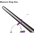 thumbnail image 3 of 1 Set Professional Plastic Ring Size Measurement Set, UK and US Size Standard, Jewelry Size Stick for Accurate Finger Size Measurement, DIY Jewelry Making Kit, Black and White., 3 of 5