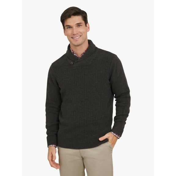 Chaps Men's & Big Men's Ottoman Cowl Neck Sweater, Sizes S-3XL
