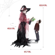 Haunted Hill Farm 7 ft Motion-Sensor Soul Harvester Halloween Animatronic by Tekky, HHSOULHARVSTR-1FLSA