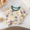 thumbnail image 2 of Staki Boys T Shirts Toddler Boys Graphic Tee Shirts Cotton Short Sleeve Crewneck Tops for Little Boys 2T 3T 4T Beige,7-8 Years, 2 of 4