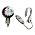 thumbnail image 1 of Bulldog Dog Clip-On Stud Earrings, 1 of 1