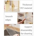 thumbnail image 3 of VeluraHome 2 Tier Bathroom  Countertop Makeup Organizer ，Bathroom Counter Organizer Countertop Storage，Clear，1 Pack, 3 of 7