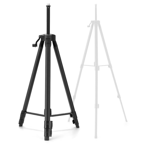 1.5M Laser Level Tripod Adjustable Height Aluminium Alloy Extension Bar Tripod Bracket Leveling Machine Telescoping Pole with Bubble-level