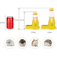 thumbnail image 5 of Hamster Water Bottle,Little Pet Automatic Drinking Bottle with Food Container Base Hut Hanging Water Feeding Bottles Auto Dispenser for Small Animals, 5 of 5