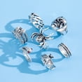 thumbnail image 4 of Vintage Style Alloy Ring Set Minimalist Geometric Rings With Spider Snake Bat Skull Decor For Women Style Gift, 4 of 7