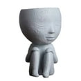 thumbnail image 2 of Beautiful Art Design Flowerpot Decoration - Fine Workmanship - Decorative Resin Indoor Outdoor Plant Face Planter - Household Supplies, 2 of 8