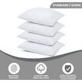 thumbnail image 2 of Utopia Bedding Bed Pillows for Sleeping Standard/Queen Size (White), Set of 4, Cooling Hotel Quality, for Back, Stomach or Side Sleepers, 2 of 9