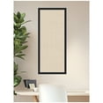 thumbnail image 3 of Kate and Laurel Framed Fabric Pinboard 18 x 42, Neutral Weave Printed Linen Decorative Bulletin Board for Use as a Vision Board or Wall Organization, Bethany Black Frame, 3 of 8