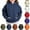 Navy, variant on Spazoro Toddler Girls Loose Sweatshirts Hoodie, Solid Comfy Warm Long Sleeve Casual Soft Pullover for Kids Girls Boys Navy Size 4 T