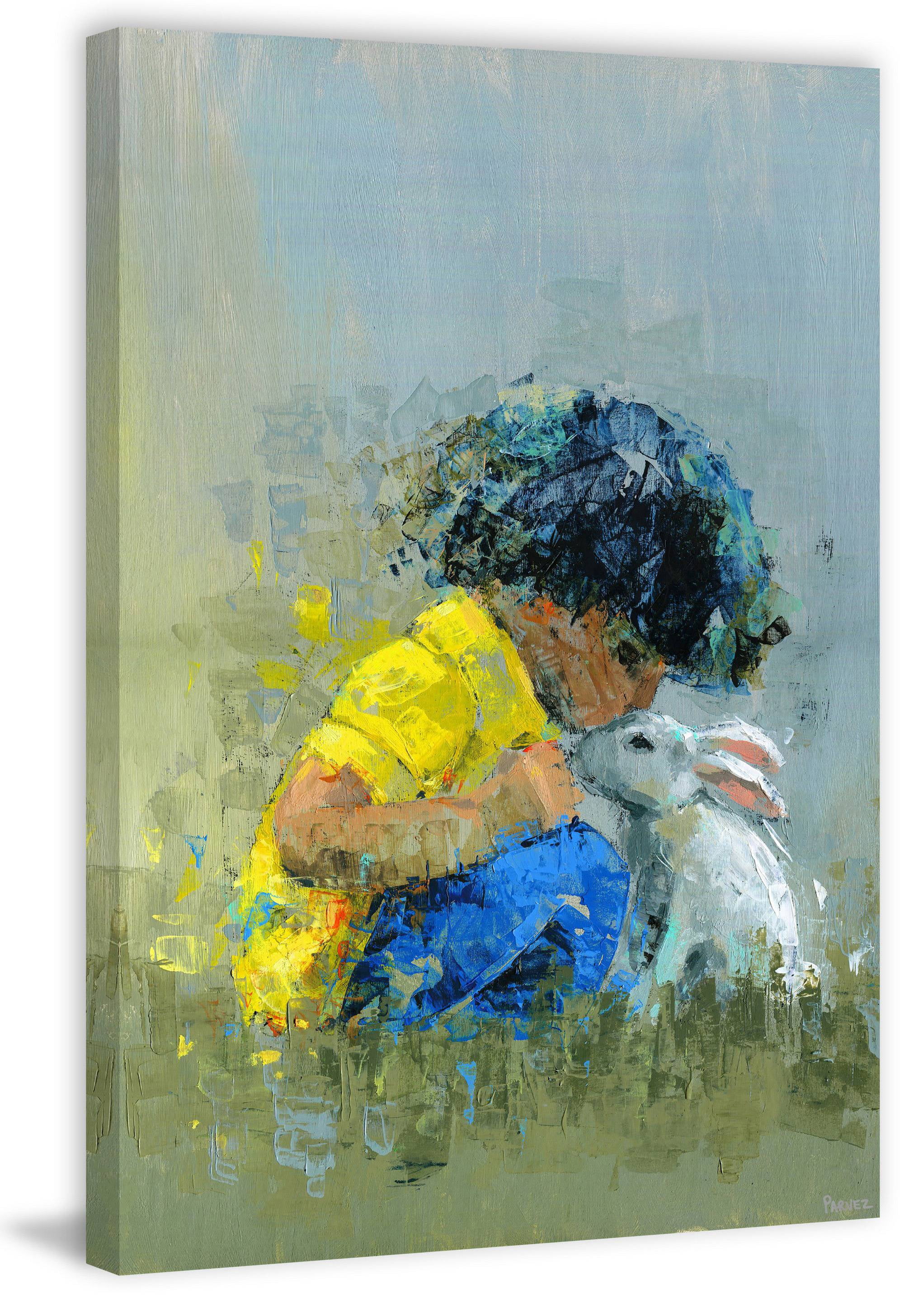 Parvez Taj Loving Bunny Canvas Wall Art