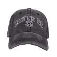 thumbnail image 2 of Gorra de béisbol bordada Route66s para hombre en mezclilla, 2 of 4