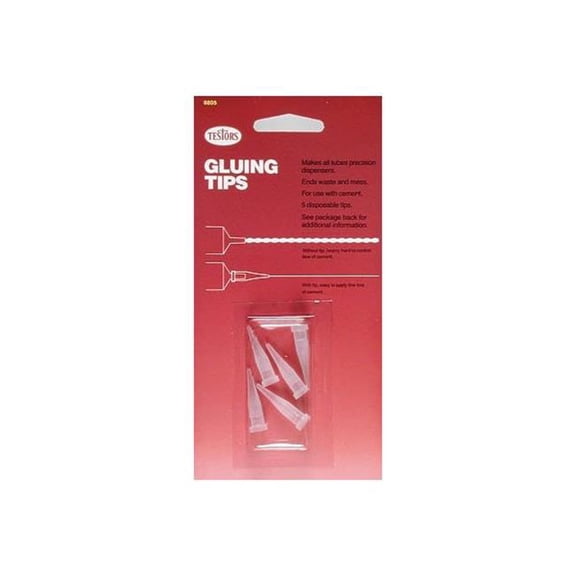 Testors Precision Gluing Tips - , Set of 5