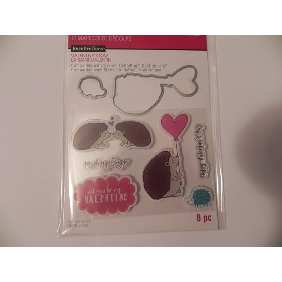 Recollections Valentine's Day Stamps & Dies, Hedgehog