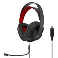 thumbnail image 1 of Audífonos de juego Koss GMR-545-AIR USB con dos cables y micrófono incluido, diseño abierto, cable USB, negros, 1 of 3