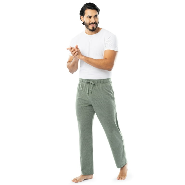 Fruit of the Loom Men s and Big Men s Breathable Mesh Knit Pajama Pants Sizes S 5XL Walmart