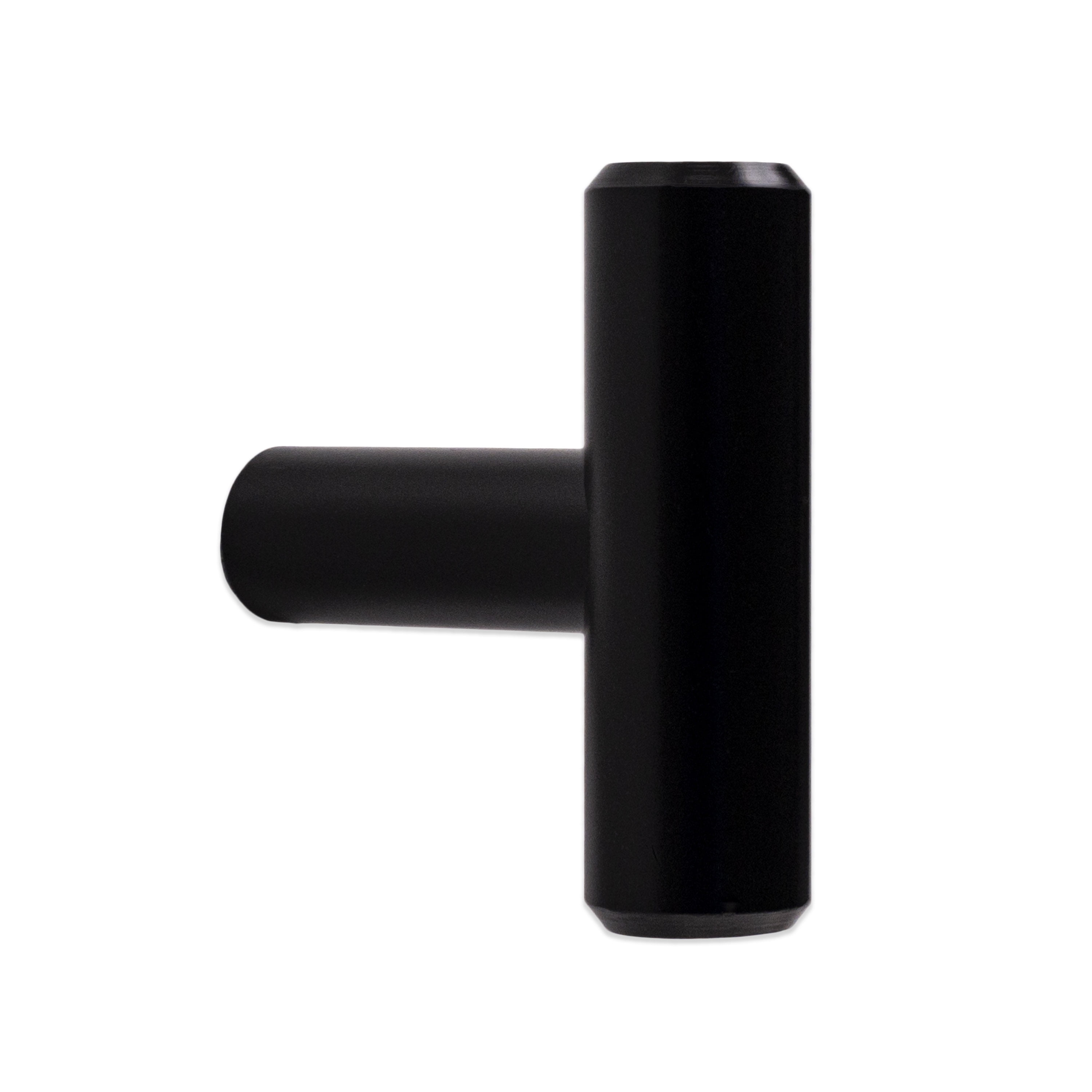 (2 pack) Better Homes & Gardens 1-9/16" (40mm) (3.5oz) Bar Knob, Matte Black, 2 Pack