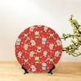 thumbnail image 6 of Wukai Japanese Maneki Cats Print Decorative Plate for Display,Bone China Decorative Plate, Ceramic Dinner Plate with Stand, Vertical Ceramic Plate-6in, 6 of 6