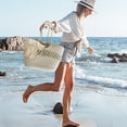 thumbnail image 3 of Home Textile Storage Stylish Handheld Rope Bag With Lace And Buckle Versatile For Indoor And Outdoor Use Perfect For Shopping And Travel, 3 of 7