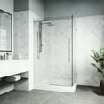 thumbnail image 6 of VIGO Elan E-Class 36 in. L x 48 in. W x 82 in. H Frameless Sliding Rectangle Shower Enclosure Kit in Chrome with Clear Glass, 6 of 11