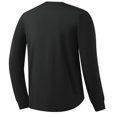 thumbnail image 5 of Tawop Workout Shirts for Men Crew Neck Long Sleeve Casual Dark Gray 4XL, 5 of 9