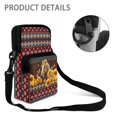 thumbnail image 5 of Chririnla Crossbody Purse for Running, Lightweight 2 Layer Crossbody Bags for Women Southwestern Style Horse & Sunflower Print Crossbody Messenger Wallet, 5 of 7