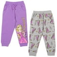 thumbnail image 1 of Disney Princess Rapunzel Toddler Girls Fleece 2 Pack Fashion Pants Gray / Purple 2T, 1 of 5