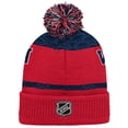 thumbnail image 2 of Childrens Washington Capitals Puck Pattern Cuffed Knit Hat - Size Boys, 2 of 4