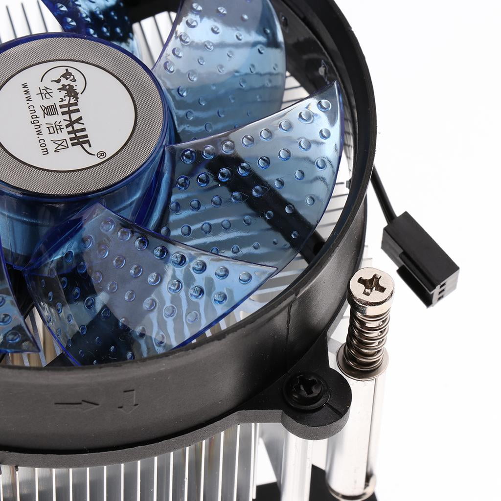 Wzmzjy 2200RPM CPU Quiet Fan 9cm Cooling Heatsink Cooler For LAG CPU 775 115, for Blue